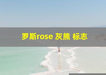 罗斯rose 灰熊 标志